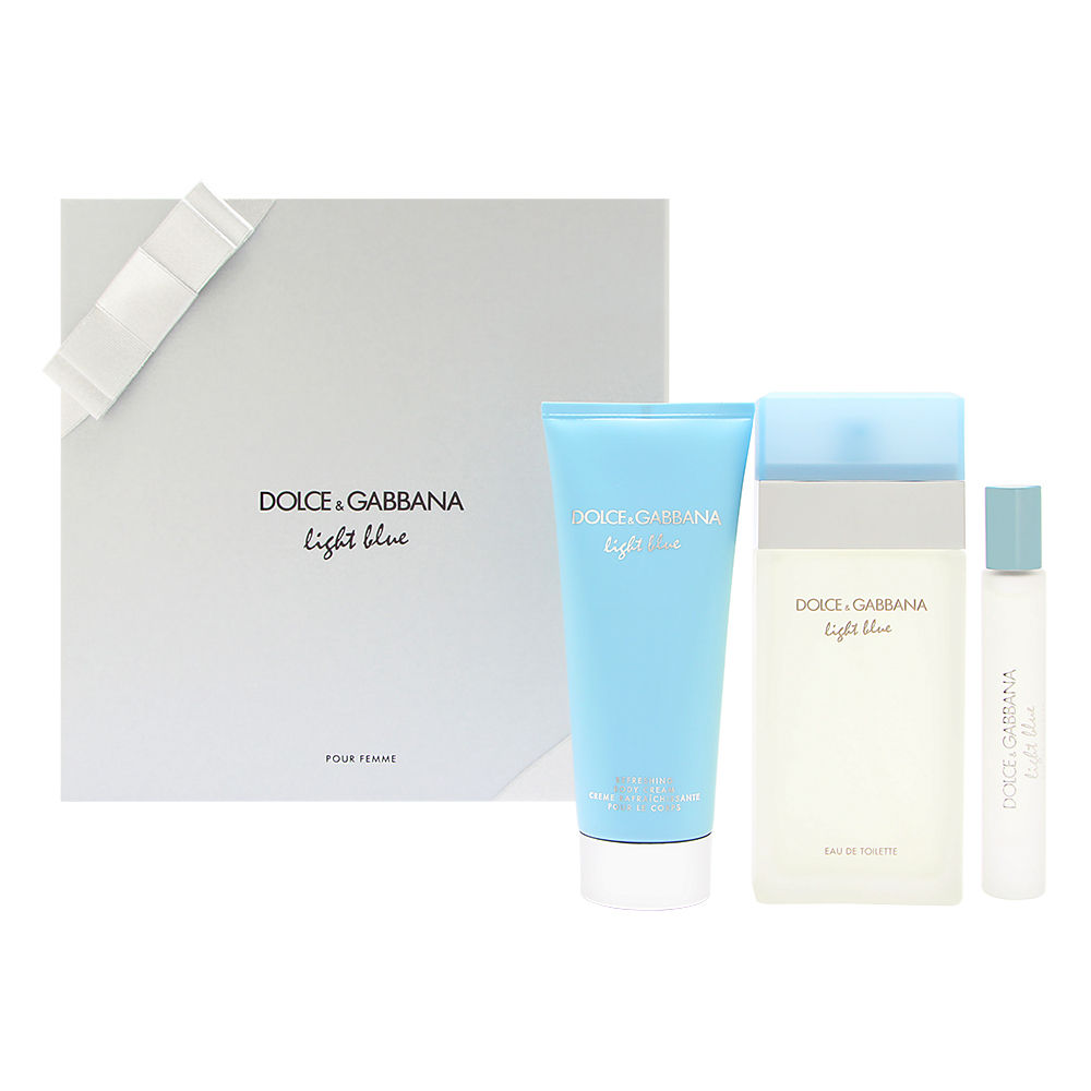Dolce And Gabbana Gift Set Light Blue